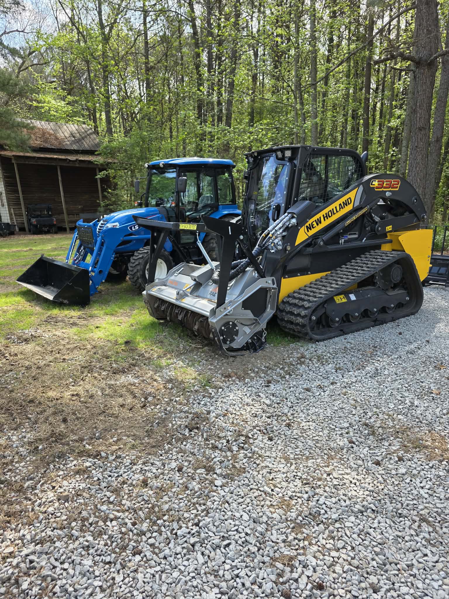 Commercial land clearing in North Carolina by Boneyard Habitat and Land Management